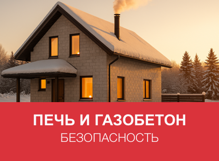 Печь и дымоход в доме из газобетона: 7 ошибок, которые сожгут ваш дом